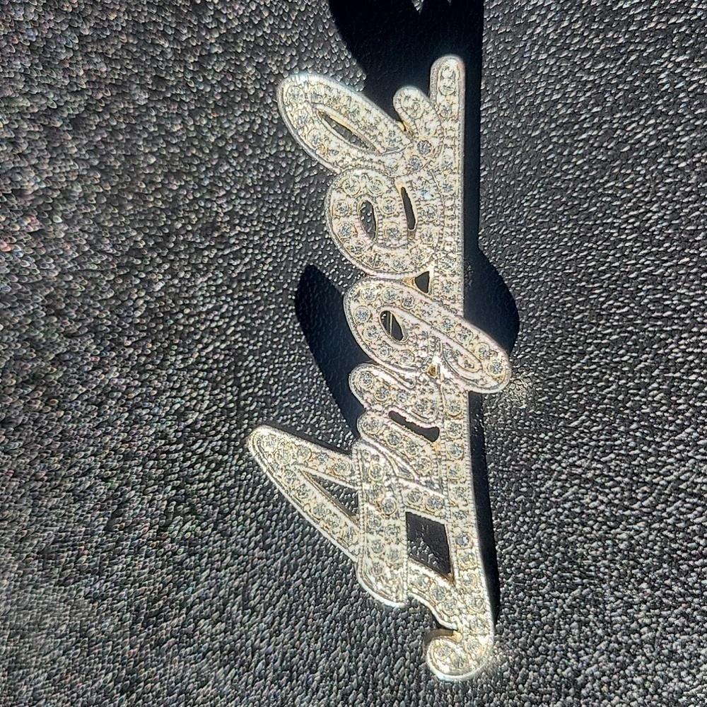 RARE HTF Victoria Secret Vintage Silver Rhinestone Paved Angel Pin Brooch